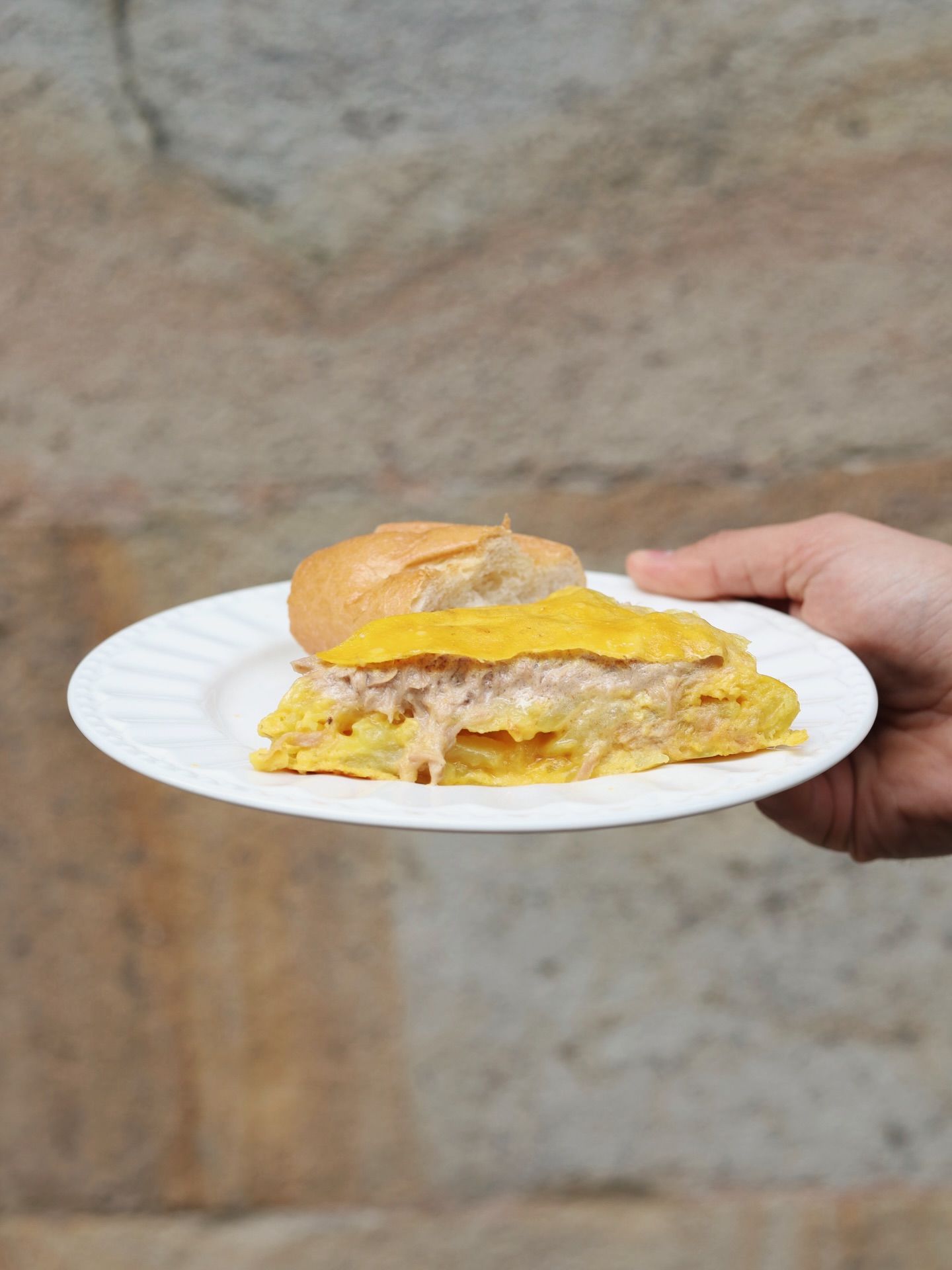 Tortilla con bonito